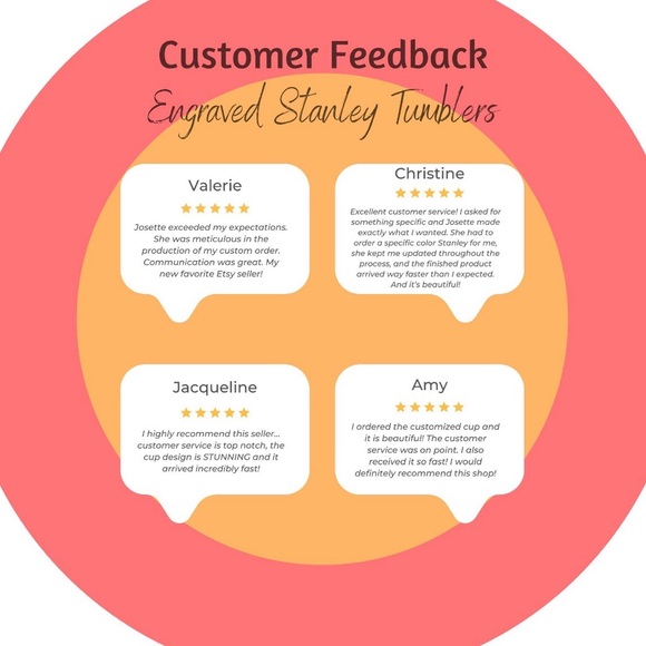 40oz Stanley Valentines Day Tumbler - Laser Engraved - Love and Hearts - Picture 8 of 8